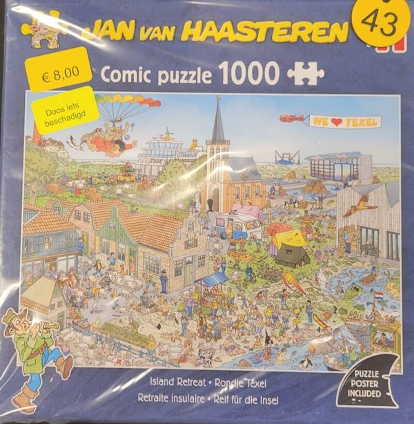 ( 43 doos) Rondje Texel 1000 stukjes