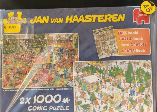 ( 45 doos ) Kerstdiner / Kerstbomenmarkt 2x 1000 stukjes