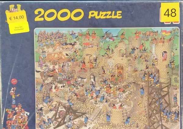 ( 48 doos ) De middeleeuwen 2000 stukjes