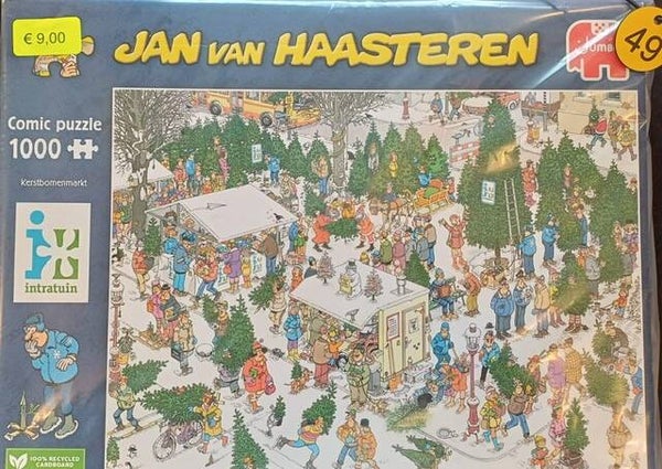 ( 49 doos) Kerstbomenmarkt 1000 stukjes
