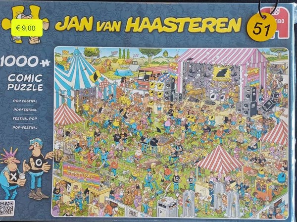 ( 51 doos) Popfestival 1000 stukjes