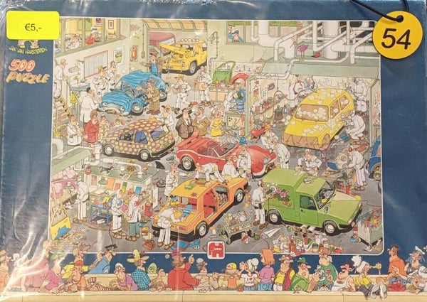 ( 54 doos ) In de autospuiterij 500 stukjes