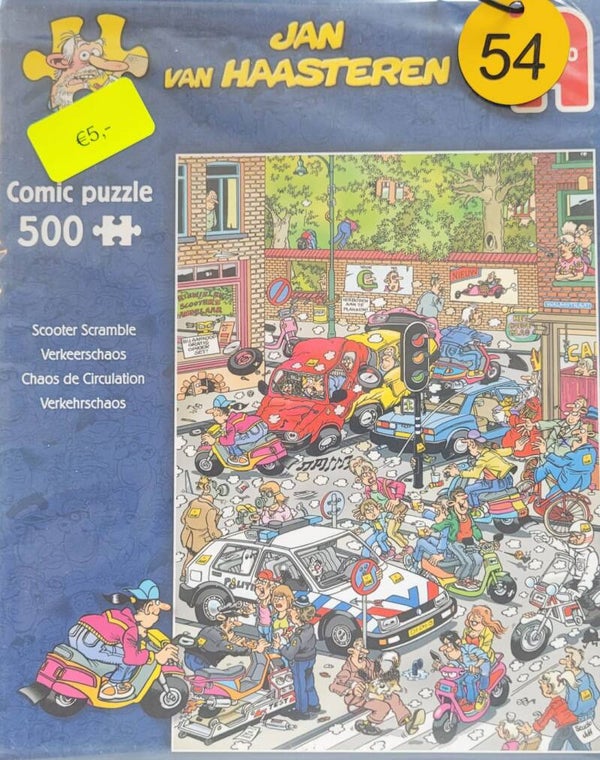 ( 54 doos ) Verkeerschaos 500 stukjes