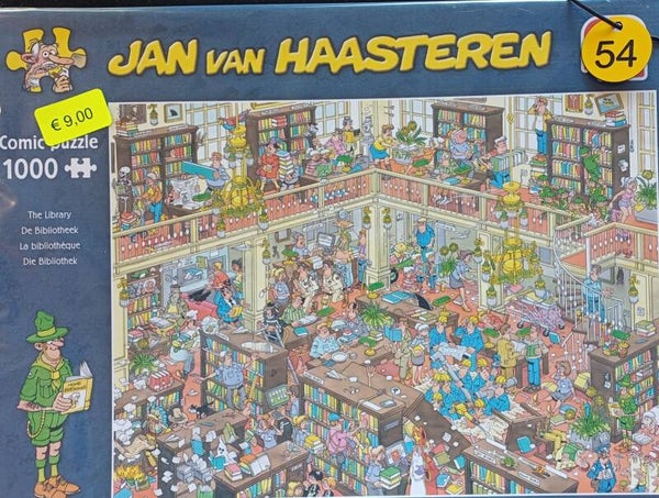 ( 54 doos) De bibliotheek 1000 stukjes