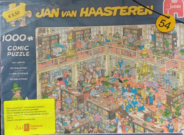 ( 54 doos) De bibliotheek 1000 stukjes
