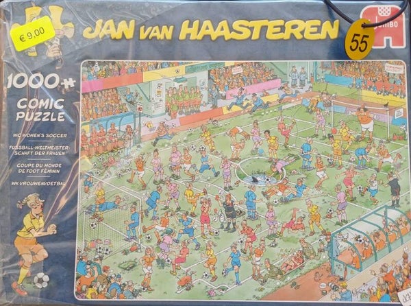( 55 doos) WK vrouwenvoetbal 1000 stukjes