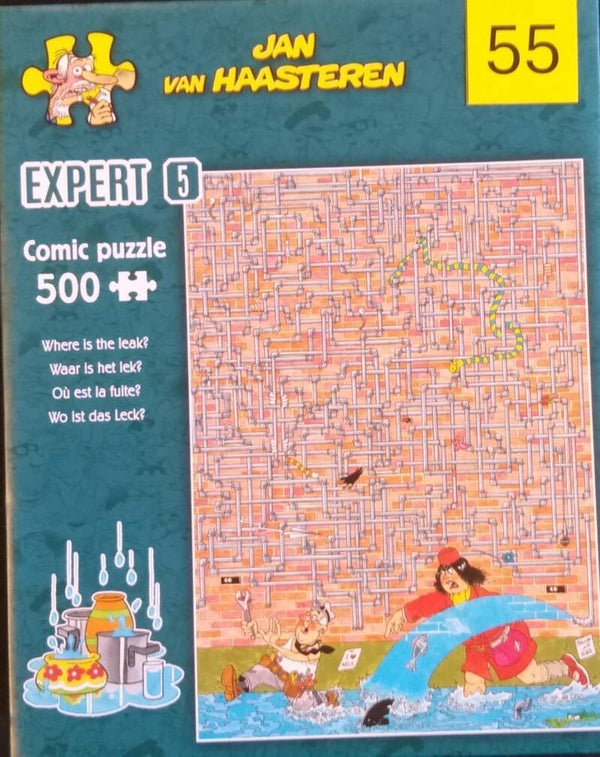 PUZZEL ( 55 doos ) Waar is het lek 500 stukjes