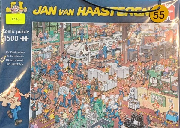 ( 55 doos) De puzzelfabriek 1500 stukjes
