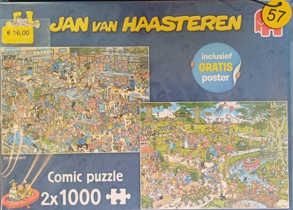 ( 57 doos) De drogisterij/ Het Park 2x1000 stukjes
