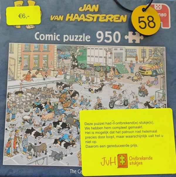 ( 58 doos)  The cattle market 950 stukjes