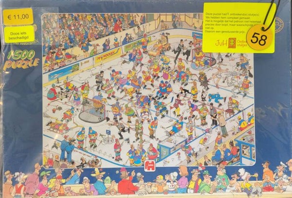 ( 58 doos ) IJshockey 1500 stukjes