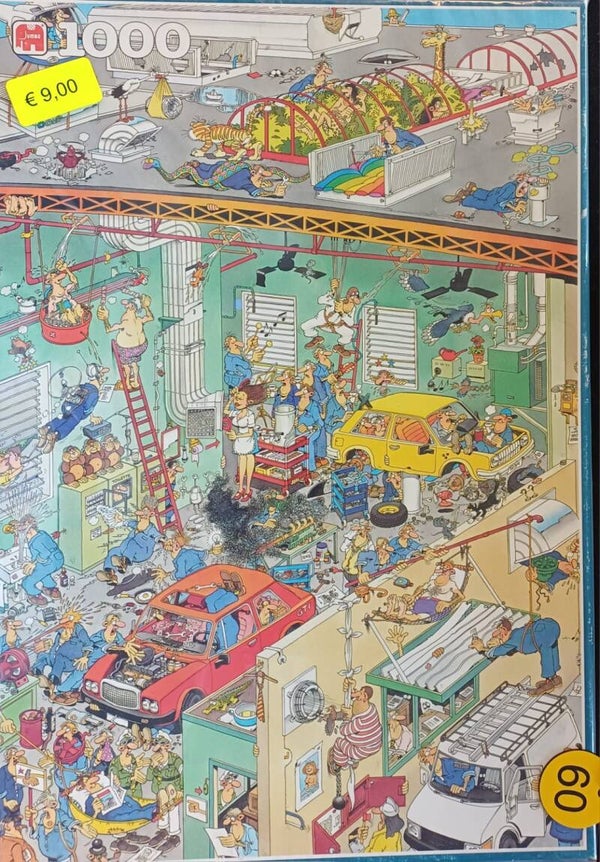 ( 60 doos) Cars in the make 1000 stukjes