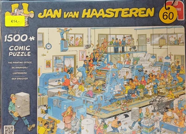 ( 60 doos) De drukkerij 1500 stukjes