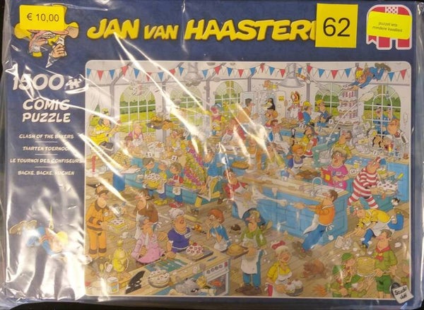 ( 62 doos ) Taartentoernooi 1500 stukjes