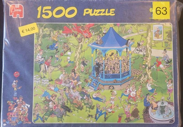 ( 63 doos) Het muziekpaviljoen 1500 stukjes