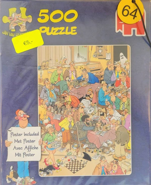 ( 64 doos) De schaakclub 500 stukjes