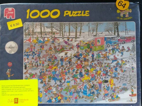 ( 64 doos) Op glad ijs 1000 stukjes