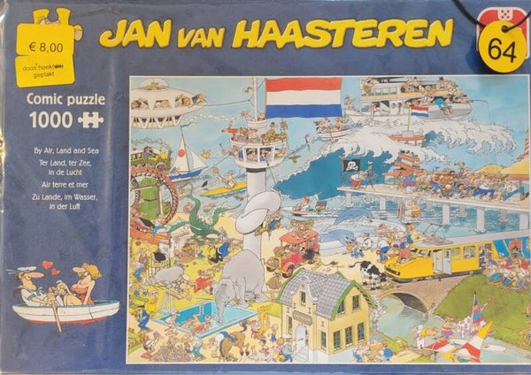 ( 64 doos )  Ter land ter zee en in de lucht 1000 stukjes