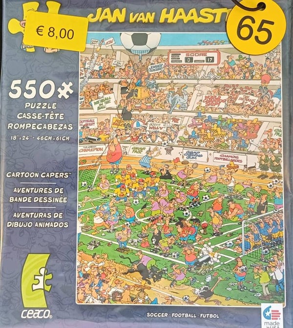 ( 65 doos) Voetbal CEACO 550 stukjes