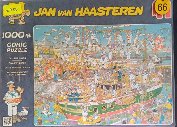 ( 66 doos) Tall ship chaos 1000 stukjes