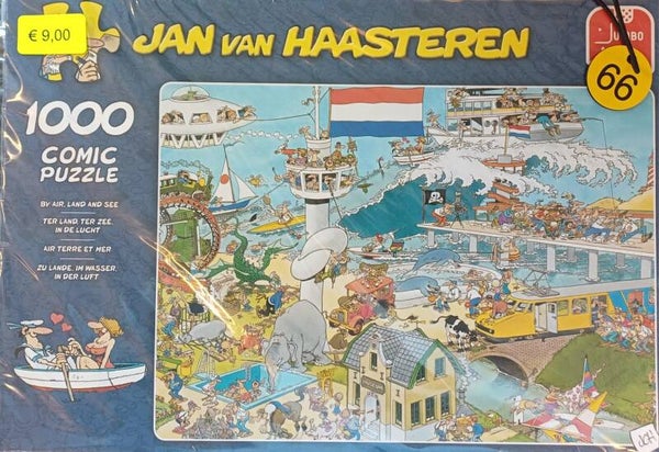 ( 66 doos) Ter land, ter zee en in de lucht 1000 stukjes