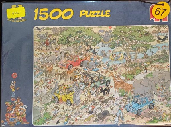 ( 67 doos) Safari 1500 stukjes