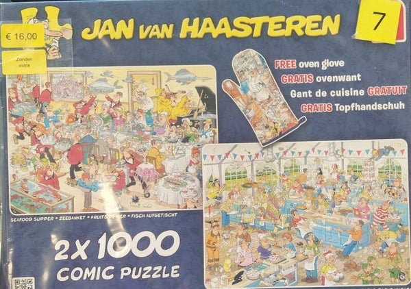 ( 7 doos) Zeebanket/Taartentoernooi 2 x 1000 stukjes