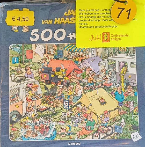 ( 71 doos) Camping 500 stukjes