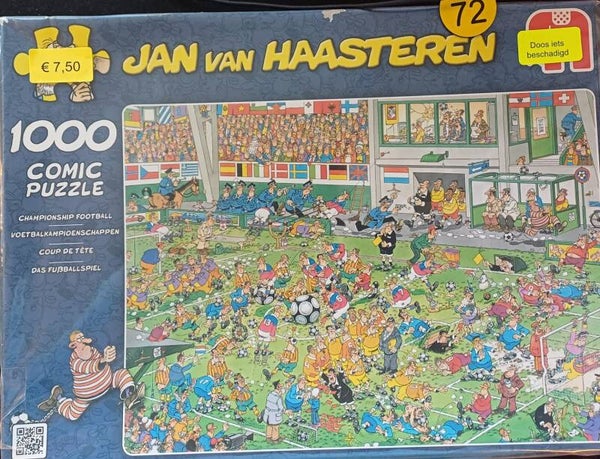( 72 doos) Voetbalkampioenschappen 1000 stukjes