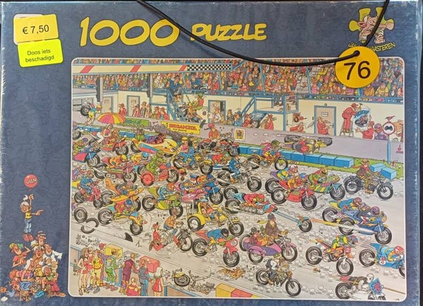 ( 76 doos) Motorrace 1000 stukjes