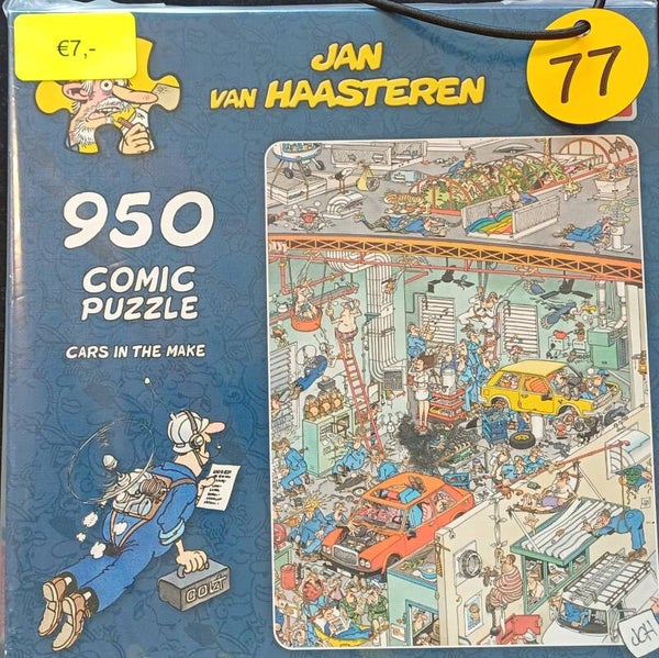 (77 doos) Cars in the make 950 stukjes