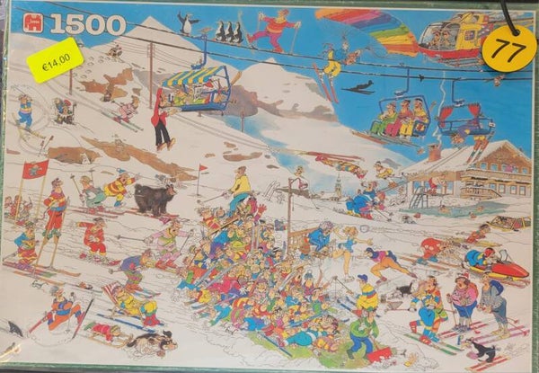 ( 77 doos ) Wintersport 1500 stukjes