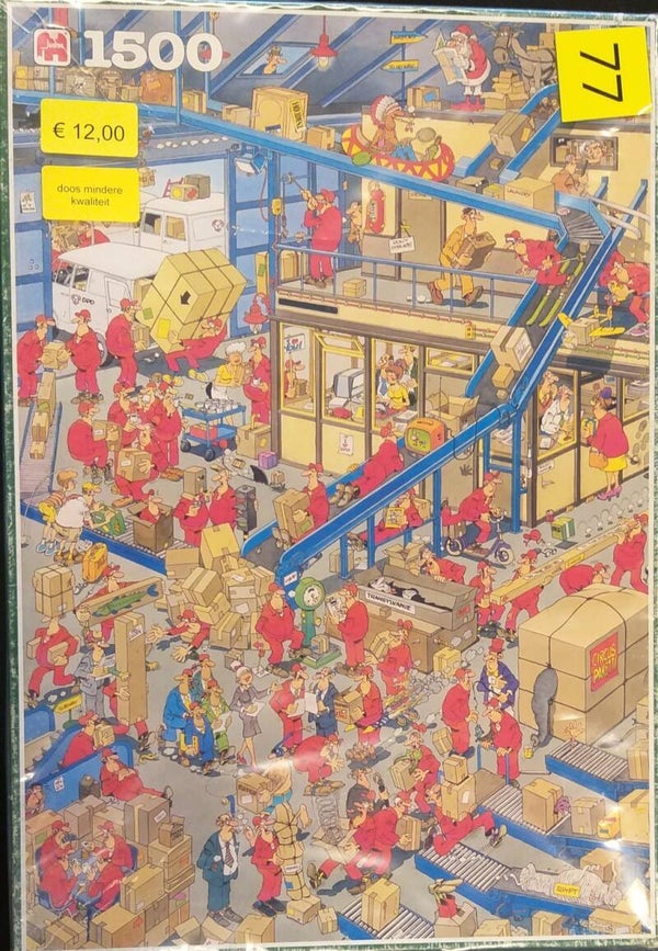 ( 77 doos ) Het postkantoor 1500 stukjes