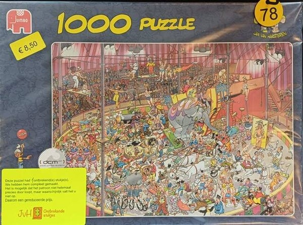 ( 78 doos) Het Circus 1000 stukjes