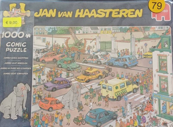 ( 79 doos) Jumbo gaat winkelen 1000 stukjes