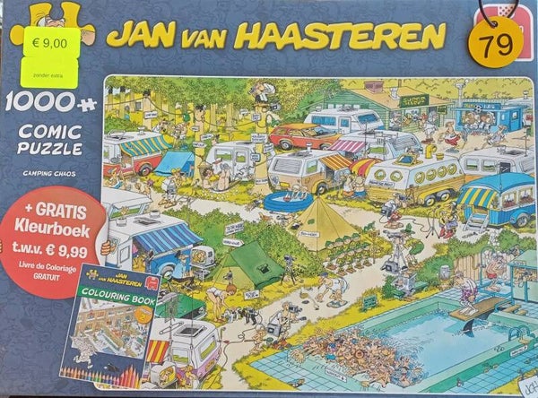 ( 79 doos) Camping chaos 1000 stukjes
