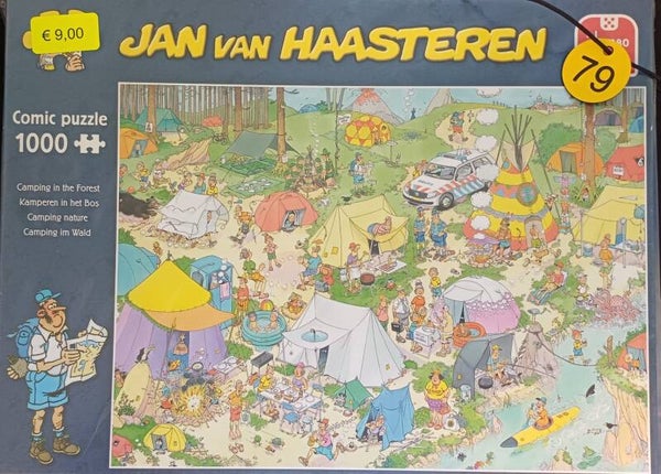 ( 79 doos) Kamperen in het bos 1000 stukjes
