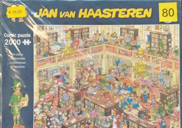 ( 80 doos ) de bibliotheek 2000 stukjes