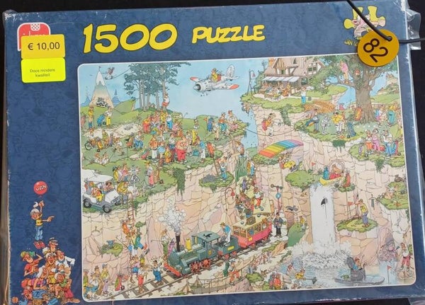 ( 82 doos) de golfbaan 1500 stukjes