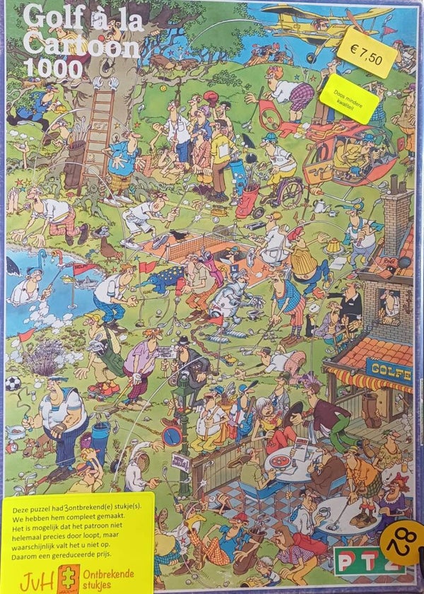 ( 82 doos) Golf a la cartoon 1000 stukjes