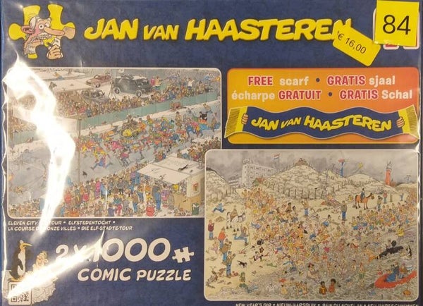 ( 84 doos ) Elfstedentocht/ Nieuwjaarsduik 2 x 1000 st