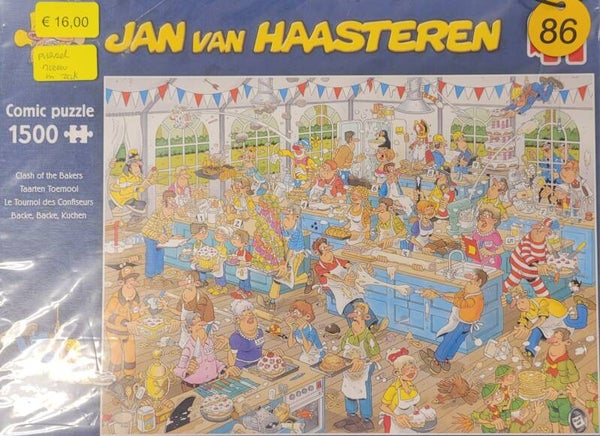 ( 86 doos) Taartentoernooi 1500 stukjes NIEUW