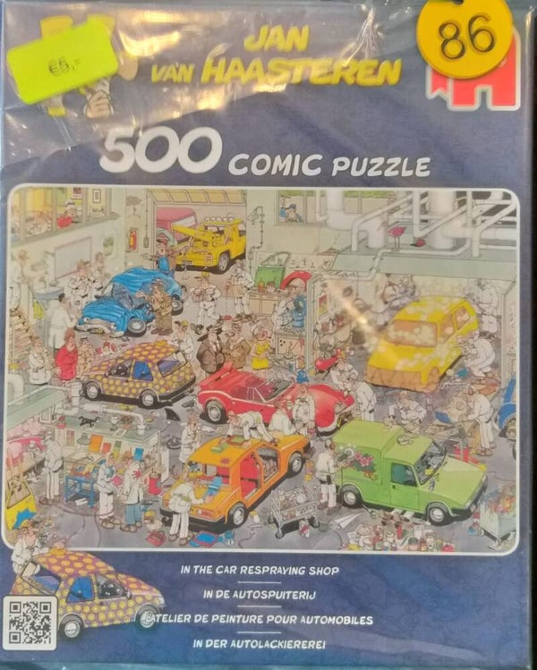 ( 86 doos) In de autospuiterij 500 stukjes