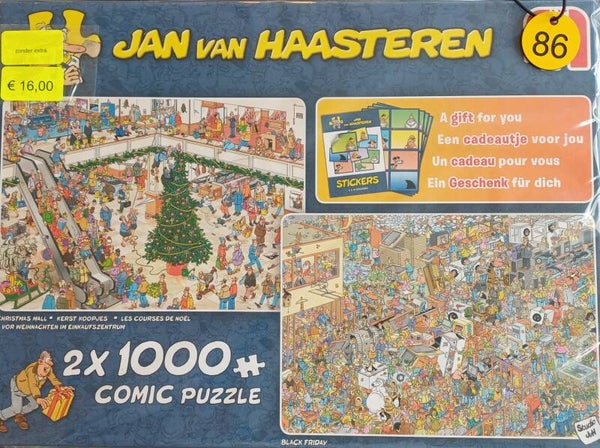 ( 86 doos)  Kerstkoopjes/ Black Friday 2x1000 stukjes