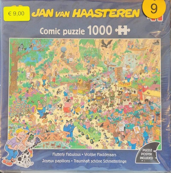 ( doos 9 )  Vrolijke fladderaars 1000 stukjes