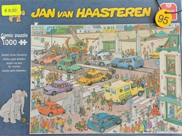 ( 95 doos) Jumbo gaat winkelen 1000 stukjes