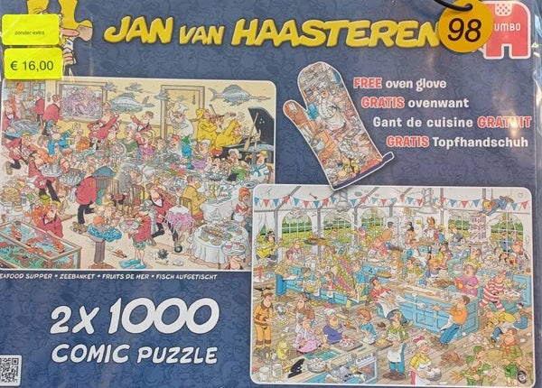 ( 98 doos) Zeebanket/ Taartentoernooi 2x1000 stukjes