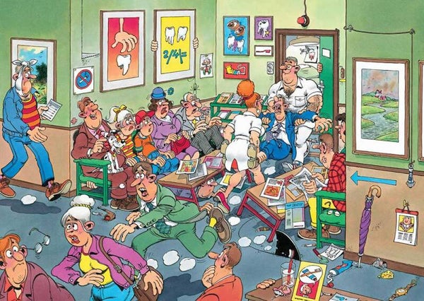 ( 1 zak oranje) Bij de tandarts 500 stukjes