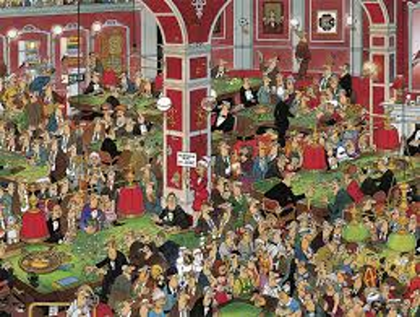 ( 29 zak blauw) Crazy casino 750 stukjes