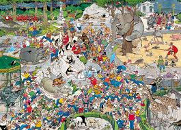 ( 42 zak grijs) Dierentuin Artis 1000 stukjes